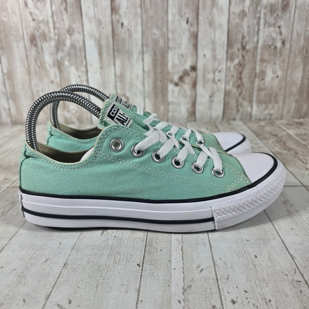 Converse Chuck Taylor All Star Low Top Mint Green Sneakers 136565F Womens 7